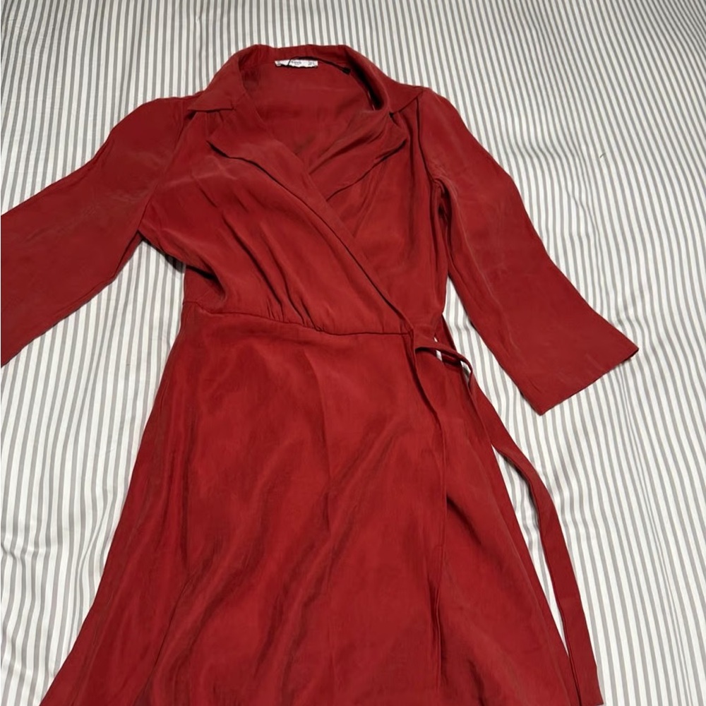 Mango wrap dress